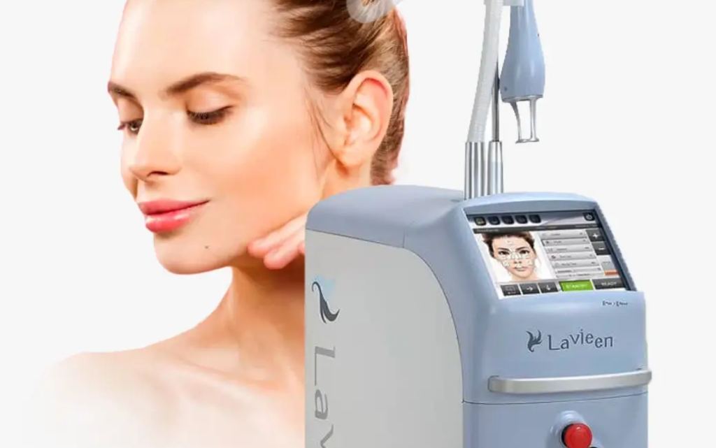 Equipamento Lavieen para tratamento facial, usado pela Dra. Daniela Schioser em Jundiaí-SP
